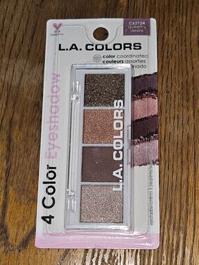 L.A Colors 4-Color Eyeshadow Palette in C62124 Queen's Desire BNIB